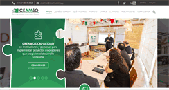 Desktop Screenshot of ceamso.org.py